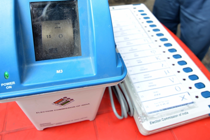 Viral video showing BJP leader's minor son casting vote triggers row in MP | Viral video showing BJP leader's minor son casting vote triggers row in MP