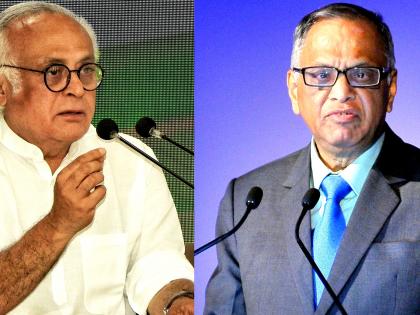 Narayana Murthy is truly an iconic figure, may not always agree with him but he is thought provoking: Jairam | Narayana Murthy is truly an iconic figure, may not always agree with him but he is thought provoking: Jairam Narayana Murthy is truly an iconic figure, may not always agree with him but he is thought provoking: Jairam | Narayana Murthy is truly an iconic figure, may not always agree with him but he is thought provoking: Jairam
