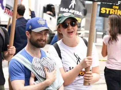 Dan Radcliffe, Erin Darke join Hollywood strikers; give first glimpse of son at picket line | Dan Radcliffe, Erin Darke join Hollywood strikers; give first glimpse of son at picket line Dan Radcliffe, Erin Darke join Hollywood strikers; give first glimpse of son at picket line | Dan Radcliffe, Erin Darke join Hollywood strikers; give first glimpse of son at picket line