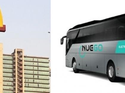 McDonald's North and East partners with GreenCell Mobility to offer meals on NueGo electric bus routes | McDonald's North and East partners with GreenCell Mobility to offer meals on NueGo electric bus routes McDonald's North and East partners with GreenCell Mobility to offer meals on NueGo electric bus routes | McDonald's North and East partners with GreenCell Mobility to offer meals on NueGo electric bus routes