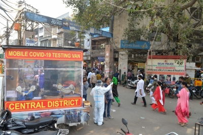 Recoveries outnumber new Covid cases in Delhi, positivity rates falls to 4% | Recoveries outnumber new Covid cases in Delhi, positivity rates falls to 4% Recoveries outnumber new Covid cases in Delhi, positivity rates falls to 4% | Recoveries outnumber new Covid cases in Delhi, positivity rates falls to 4%