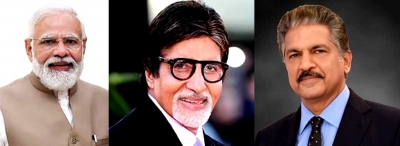 PM Modi, Big B, Anand Mahindra voice the joy of the peopl | PM Modi, Big B, Anand Mahindra voice the joy of the peopl