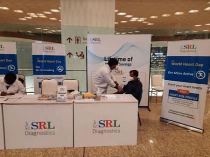SRL Diagnostics organizes a 'Free Cardiac Screening Camp' at Mumbai Airport to commemorate World Heart Day | SRL Diagnostics organizes a 'Free Cardiac Screening Camp' at Mumbai Airport to commemorate World Heart Day