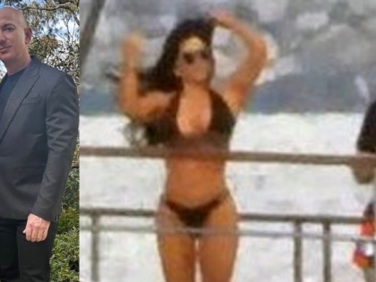 Sanchez flaunts curves in dark bikini on Bezos' $500 mn yacht | Sanchez flaunts curves in dark bikini on Bezos' $500 mn yacht