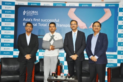 12-year handicap ends for Raj man after Asia's 1st bilateral total arm transplant | 12-year handicap ends for Raj man after Asia's 1st bilateral total arm transplant