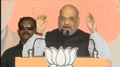 Ayodhya cheers as Shah says temple will begin in 4 months | Ayodhya cheers as Shah says temple will begin in 4 months
