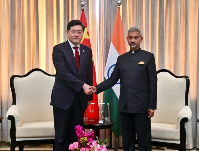 Jaishankar holds bilateral meeting with Chinese counterpart | Jaishankar holds bilateral meeting with Chinese counterpart Jaishankar holds bilateral meeting with Chinese counterpart | Jaishankar holds bilateral meeting with Chinese counterpart