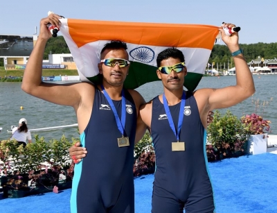 India win bronze in para-rowing Men's Coxless Pair event at World Rowing Cup 2 | India win bronze in para-rowing Men's Coxless Pair event at World Rowing Cup 2