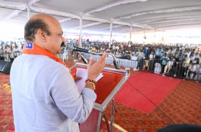 K'taka BJP sounds poll bugle with Jan Sankalp Yatra, Cong says BJP panic stricken | K'taka BJP sounds poll bugle with Jan Sankalp Yatra, Cong says BJP panic stricken K'taka BJP sounds poll bugle with Jan Sankalp Yatra, Cong says BJP panic stricken | K'taka BJP sounds poll bugle with Jan Sankalp Yatra, Cong says BJP panic stricken