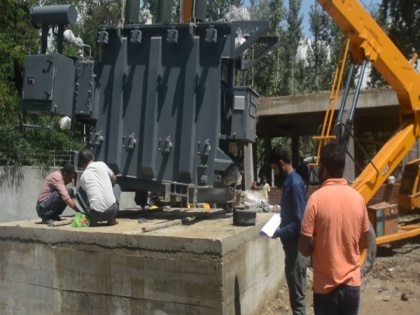 Construction of power receiving station under Centre's scheme in full swing at J-K's Anantnag | Construction of power receiving station under Centre's scheme in full swing at J-K's Anantnag