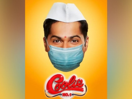 Poster of Varun Dhawan's 'Coolie No 1' gets a COVID-19 twist | Poster of Varun Dhawan's 'Coolie No 1' gets a COVID-19 twist