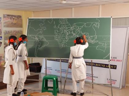 Tribal girl students in Andhra Pradesh make it to record books | Tribal girl students in Andhra Pradesh make it to record books