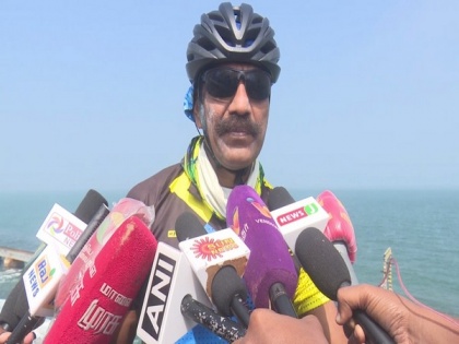 DGP Railway cycles 600 km in 36 hours to create awareness in TN | DGP Railway cycles 600 km in 36 hours to create awareness in TN