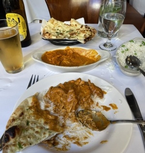 Elon Musk finds butter chicken with naan 'insanely good' | Elon Musk finds butter chicken with naan 'insanely good'