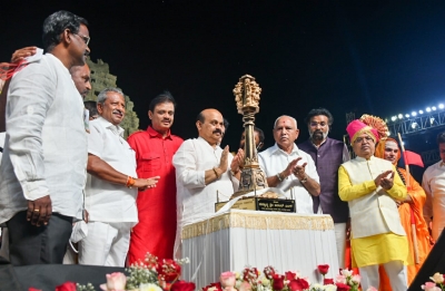 Bommai inaugurates new Karnataka district Vijayanagar | Bommai inaugurates new Karnataka district Vijayanagar
