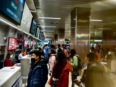 Mumbai airport records surge in passenger movement, traffic up by 149% in Jan | Mumbai airport records surge in passenger movement, traffic up by 149% in Jan