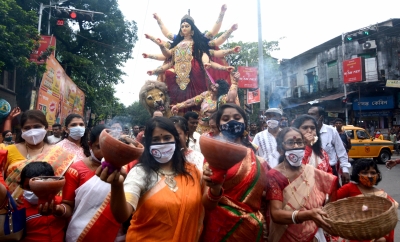 RS congratulates UNESCO tag to Durga Puja | RS congratulates UNESCO tag to Durga Puja