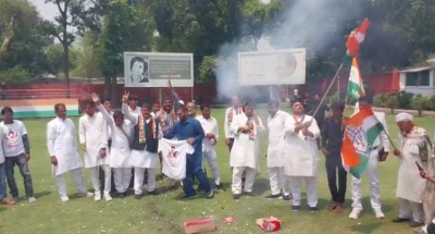 Karnataka elections: Celebrations at Congress HQ in Delhi | Karnataka elections: Celebrations at Congress HQ in Delhi