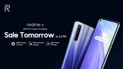 Realme 6 goes on first sale from March 11 | Realme 6 goes on first sale from March 11