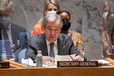 UN chief seeks universal early-warning coverage for climate disasters | UN chief seeks universal early-warning coverage for climate disasters