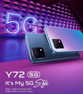 Vivo unveils 5G-enabled 'Y72' smartphone in India | Vivo unveils 5G-enabled 'Y72' smartphone in India