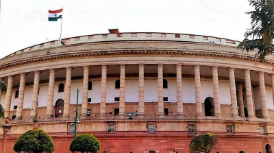 LS adjourned till 2 pm amid ruckus over Rahul's London remarks, Adani issue | LS adjourned till 2 pm amid ruckus over Rahul's London remarks, Adani issue