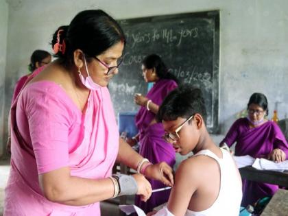 Over 50 lakh youngsters between 12-14 age group inoculated with first dose of COVID-19 vaccine | Over 50 lakh youngsters between 12-14 age group inoculated with first dose of COVID-19 vaccine