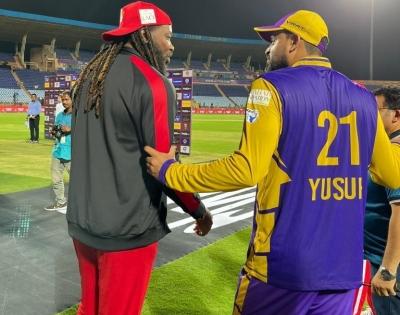 Legends League Cricket: Yusuf Pathan wants to have Chris Gayle's bat and keep it | Legends League Cricket: Yusuf Pathan wants to have Chris Gayle's bat and keep it