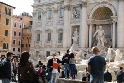 Foreign tourists' overnight stays in Italy down nearly 55% in 2020 | Foreign tourists' overnight stays in Italy down nearly 55% in 2020