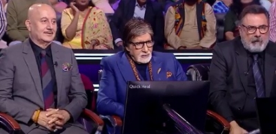 Big B puzzled by question of Neena Gupta on 'KBC 14' | Big B puzzled by question of Neena Gupta on 'KBC 14'