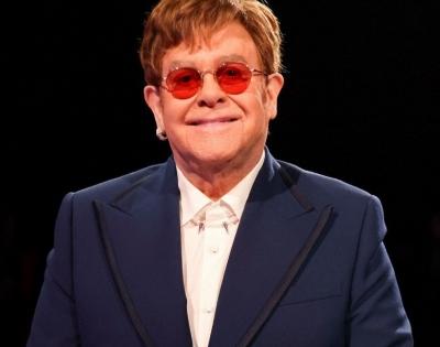 Elton John says he's in 'top health' despite being seen in wheelchair | Elton John says he's in 'top health' despite being seen in wheelchair