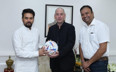 Anurag Thakur assures support for successful conduct of FIFA U17 Women's WC | Anurag Thakur assures support for successful conduct of FIFA U17 Women's WC