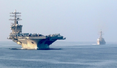 US aircraft carrier to remain in Middle East: Pentagon | US aircraft carrier to remain in Middle East: Pentagon