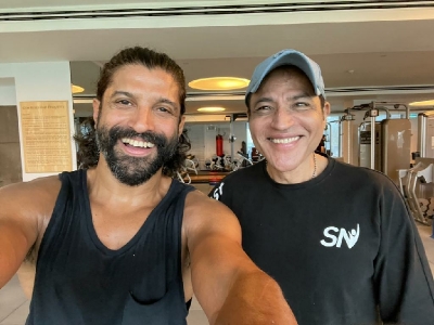 Farhan Akhtar is all fire and passion, says fitness trainer Samir Jaura | Farhan Akhtar is all fire and passion, says fitness trainer Samir Jaura