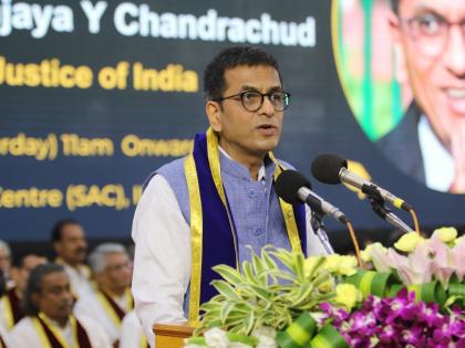 CJI urges people to be cautious against misuse of AI | CJI urges people to be cautious against misuse of AI