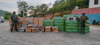 Foreign cigarettes, smuggled from Myanmar, seized in Mizoram | Foreign cigarettes, smuggled from Myanmar, seized in Mizoram