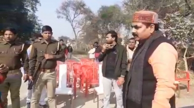 UP BJP MLA 'kicks' up controversy for no invite | UP BJP MLA 'kicks' up controversy for no invite UP BJP MLA 'kicks' up controversy for no invite | UP BJP MLA 'kicks' up controversy for no invite