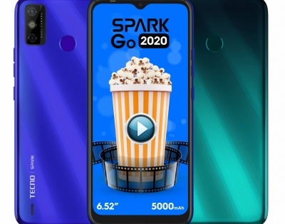 TECNO launches SPARK Go 2020 with 5000mAh battery in India | TECNO launches SPARK Go 2020 with 5000mAh battery in India