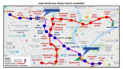 PM to green signal Agra Metro Project on Monday | PM to green signal Agra Metro Project on Monday