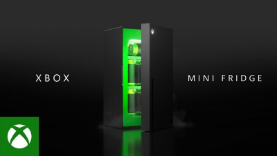 Microsoft unveils Xbox Series X-shaped mini fridge | Microsoft unveils Xbox Series X-shaped mini fridge