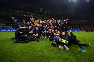 Inter overcome Juve in extra time to claim sixth Supercoppa title | Inter overcome Juve in extra time to claim sixth Supercoppa title
