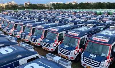 With surging Covid cases, Andhra hires 1,350 ambulances | With surging Covid cases, Andhra hires 1,350 ambulances