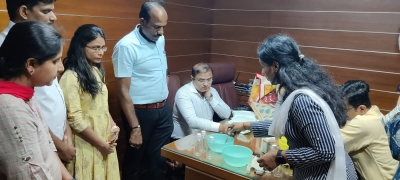 BJP MLA's son caught red-handed accepting Rs 40L bribe in K'taka | BJP MLA's son caught red-handed accepting Rs 40L bribe in K'taka