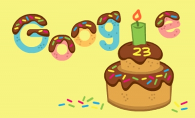 Google celebrates its 23rd birthday with animated doodle | Google celebrates its 23rd birthday with animated doodle