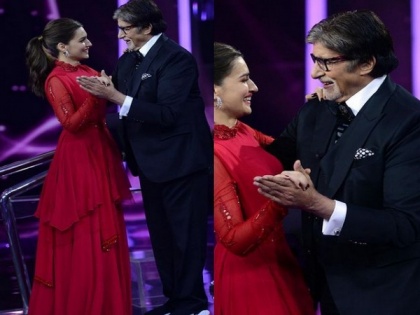 Amitabh Bachchan relives college days while 'ballroom dancing' with Kriti Sanon | Amitabh Bachchan relives college days while 'ballroom dancing' with Kriti Sanon