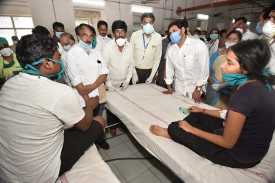Efforts on to neutralize styrene gas at Vizag's LG Polymers | Efforts on to neutralize styrene gas at Vizag's LG Polymers Efforts on to neutralize styrene gas at Vizag's LG Polymers | Efforts on to neutralize styrene gas at Vizag's LG Polymers