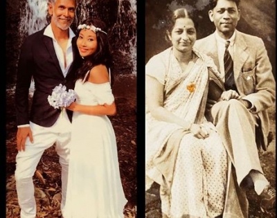 Then and Now: Wedding pics of Milind Soman and his grandparents | Then and Now: Wedding pics of Milind Soman and his grandparents