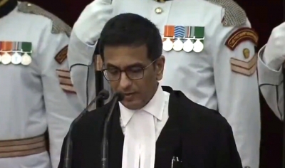 Justice DY Chandrachud sworn-in as 50th Chief Justice of India | Justice DY Chandrachud sworn-in as 50th Chief Justice of India