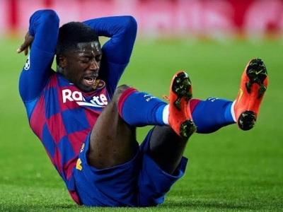 Another muscle injury for Barcelona winger Dembele | Another muscle injury for Barcelona winger Dembele