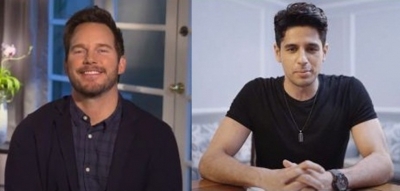 Sidharth Malhotra, Chris Pratt discuss food, fitness, playing military men | Sidharth Malhotra, Chris Pratt discuss food, fitness, playing military men Sidharth Malhotra, Chris Pratt discuss food, fitness, playing military men | Sidharth Malhotra, Chris Pratt discuss food, fitness, playing military men